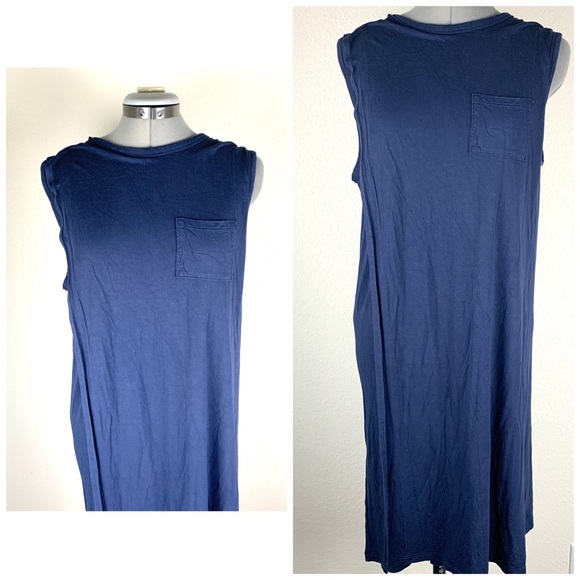 T by ALEXANDER WANG Overlap Layered Sleeveless Dress - Picture 4 of 7